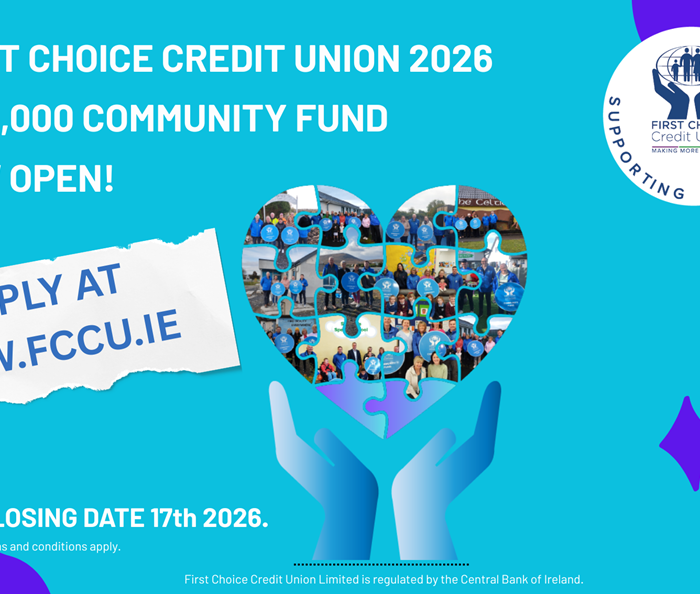 First Choice Credit Union Extends Community Fund Application Deadline to 17 July 2026